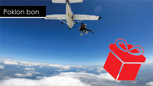 Tandem skok poklon bon